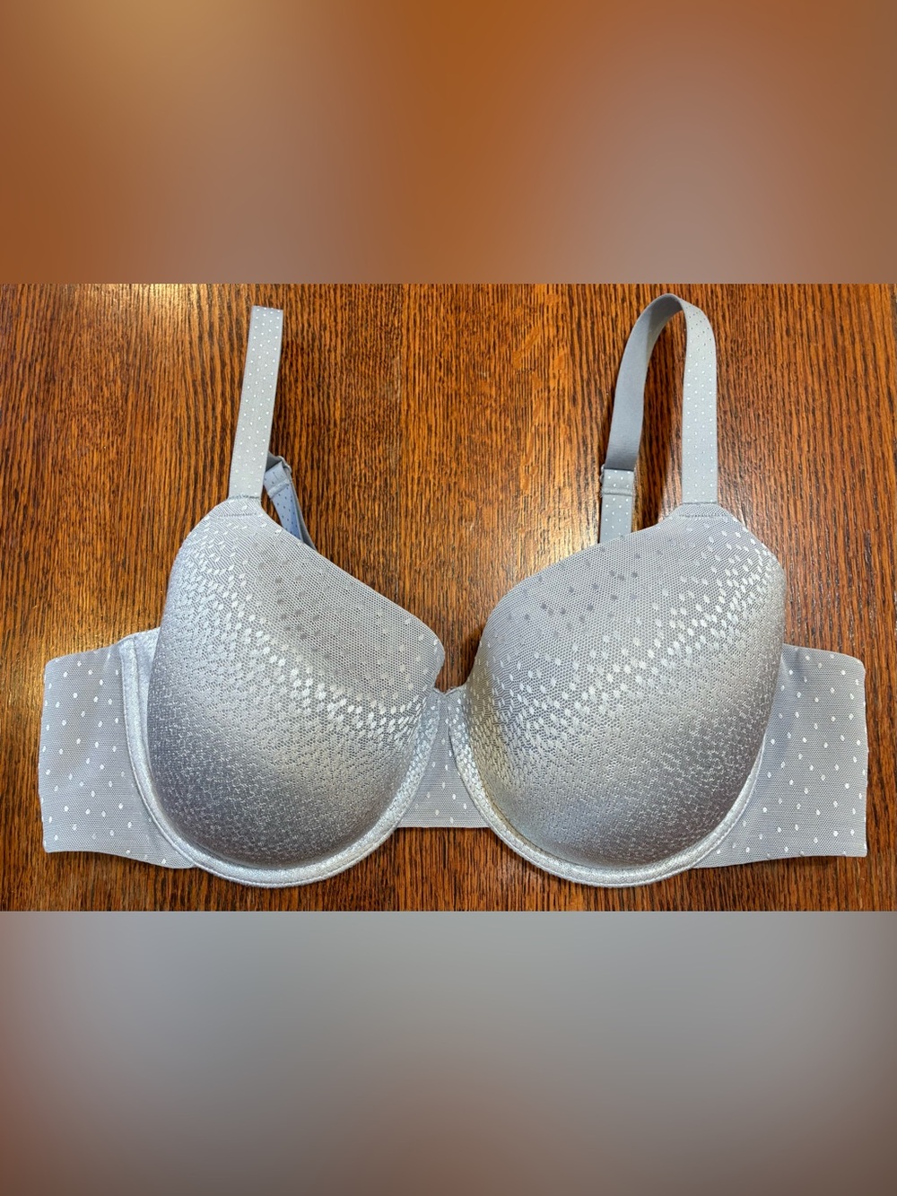 Wacoal Underwire T-Shirt Bra 40C Gray Molded Full Coverage 853303